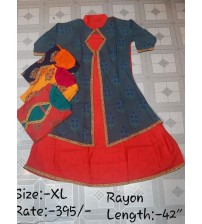 Ladies Fashion-Rayon Kurti